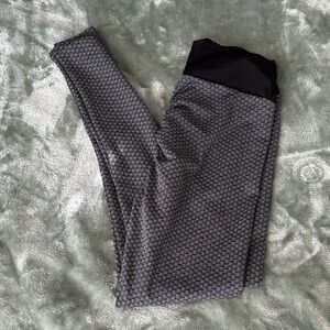 Black and Gray Leggings